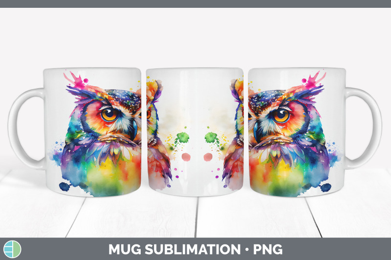 rainbow-owl-mug-sublimation-coffee-cup-background-png