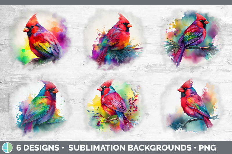 rainbow-cardinal-background-grunge-sublimation-backgrounds