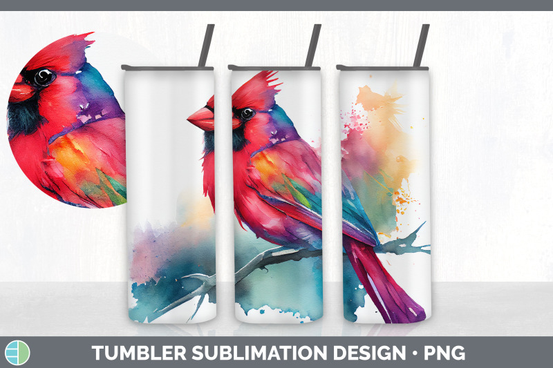 rainbow-cardinal-tumbler-sublimation-bundle