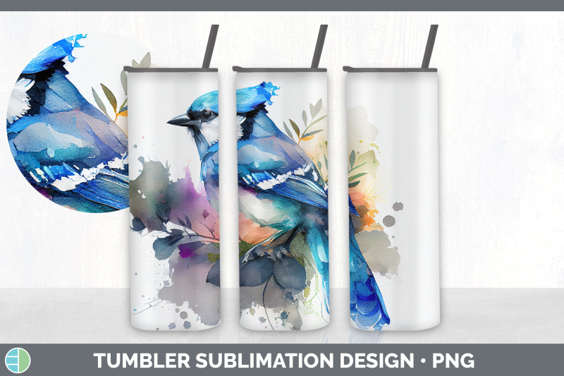 rainbow-blue-jay-tumbler-sublimation-bundle