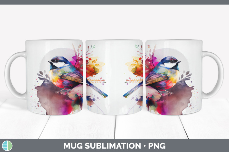 rainbow-chickadee-mug-sublimation-coffee-cup-background-png