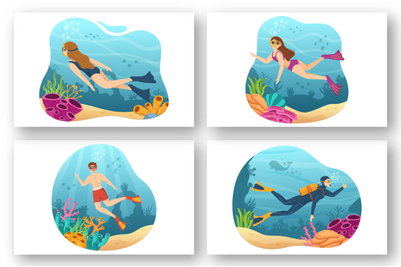 10-snorkeling-design-illustration