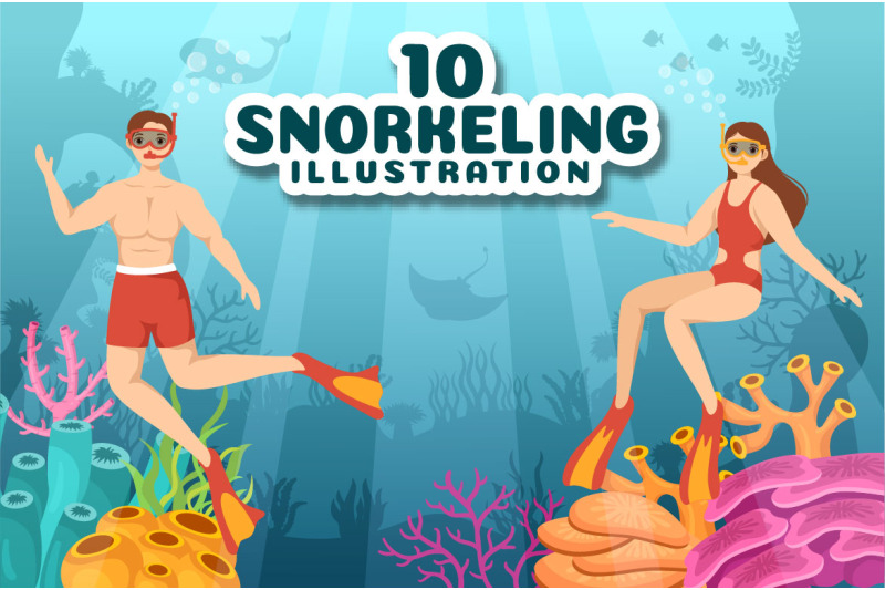 10-snorkeling-design-illustration