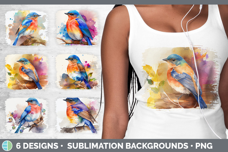 rainbow-bluebird-distressed-sublimation-background-panel