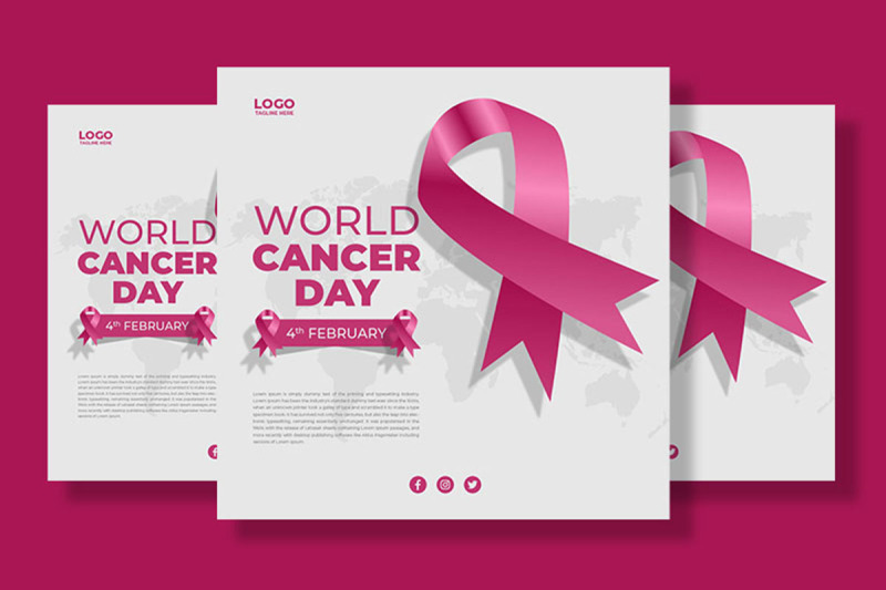 world-cancer-day-social-media-post-bundle