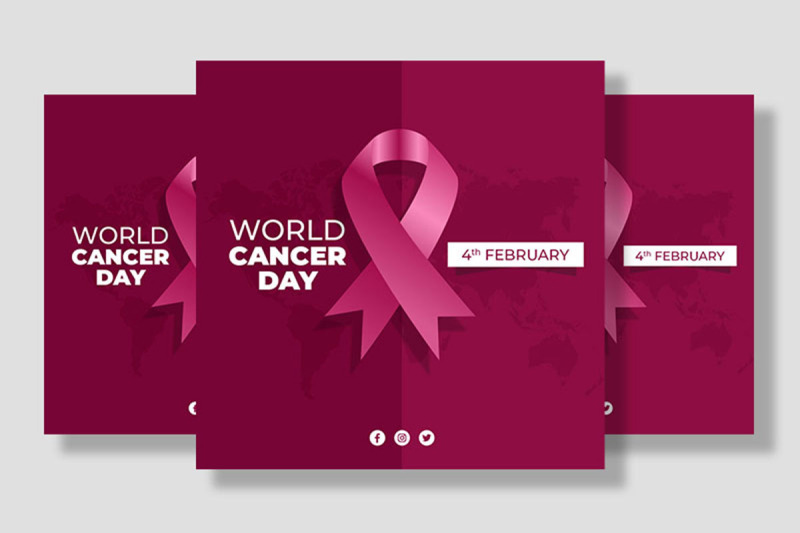 world-cancer-day-social-media-post-bundle