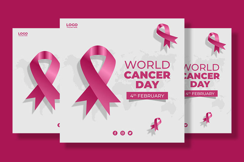 world-cancer-day-social-media-post-bundle