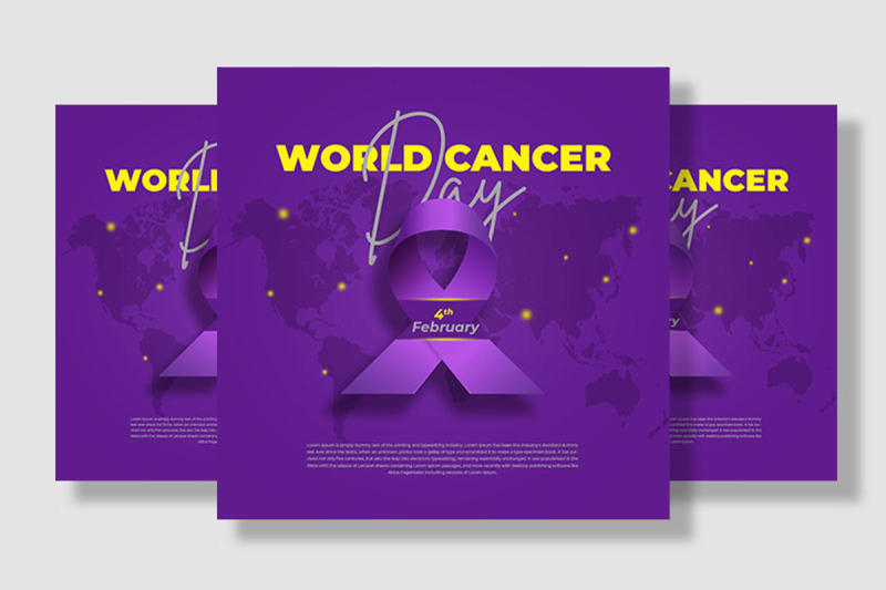 world-cancer-day-social-media-post-bundle