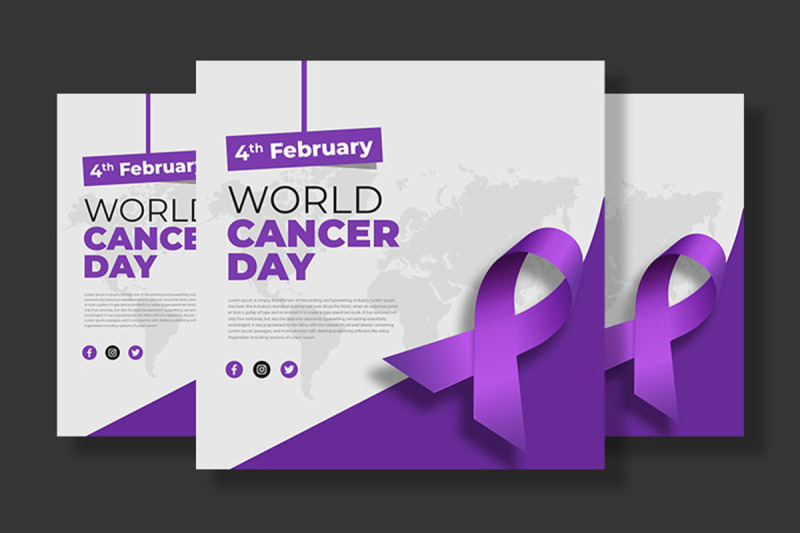 world-cancer-day-social-media-post-bundle