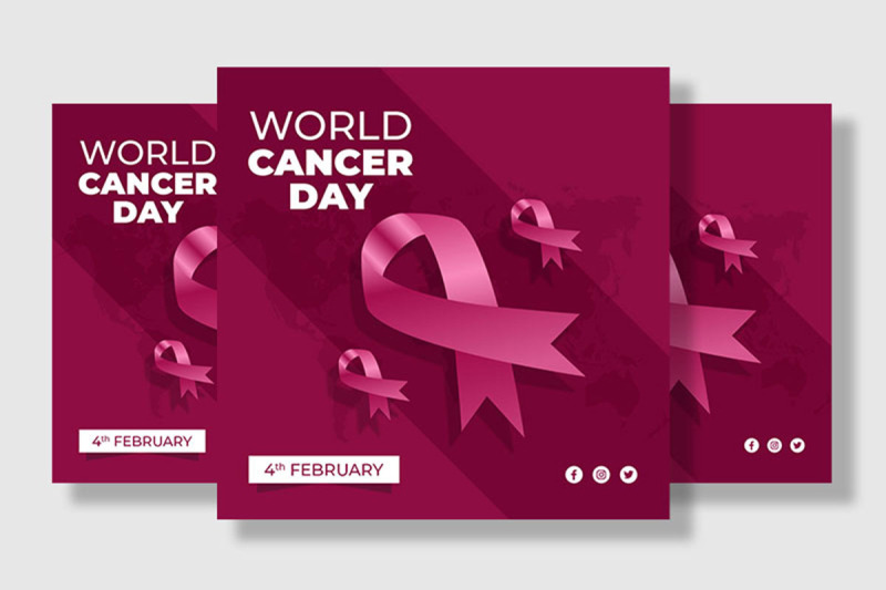 world-cancer-day-social-media-post-bundle