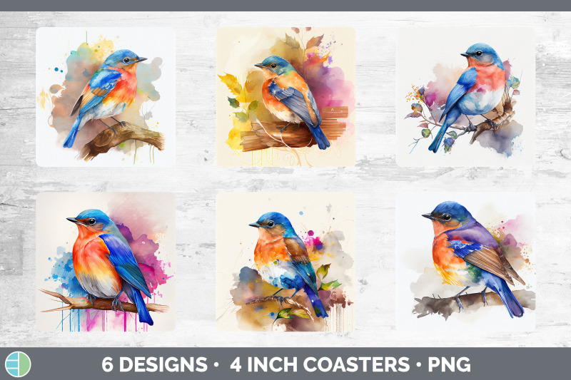 rainbow-bluebird-square-coaster-sublimation-designs-bundle