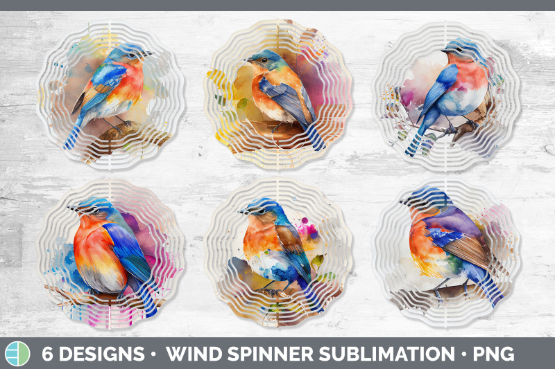 rainbow-bluebird-wind-spinner-sublimation-designs-bundle