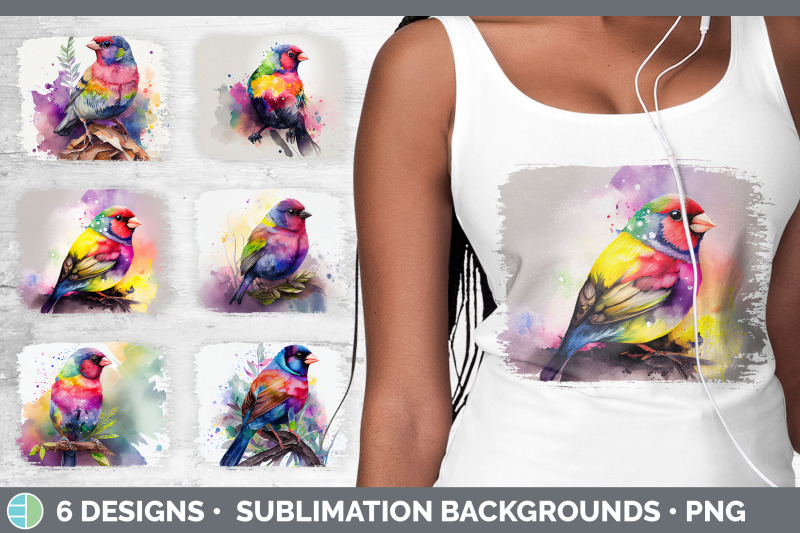 rainbow-finch-distressed-sublimation-background-panel