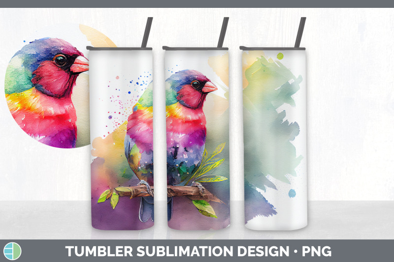 rainbow-finch-tumbler-sublimation-bundle