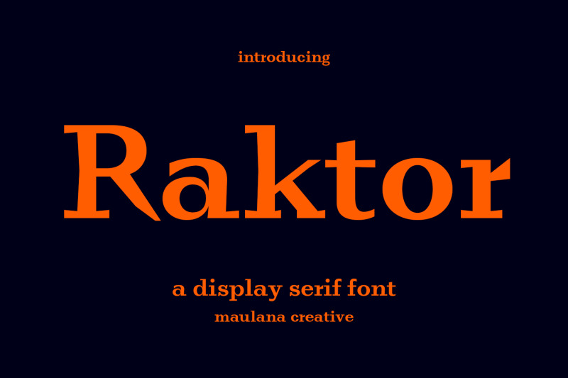 raktor-serif-display-font