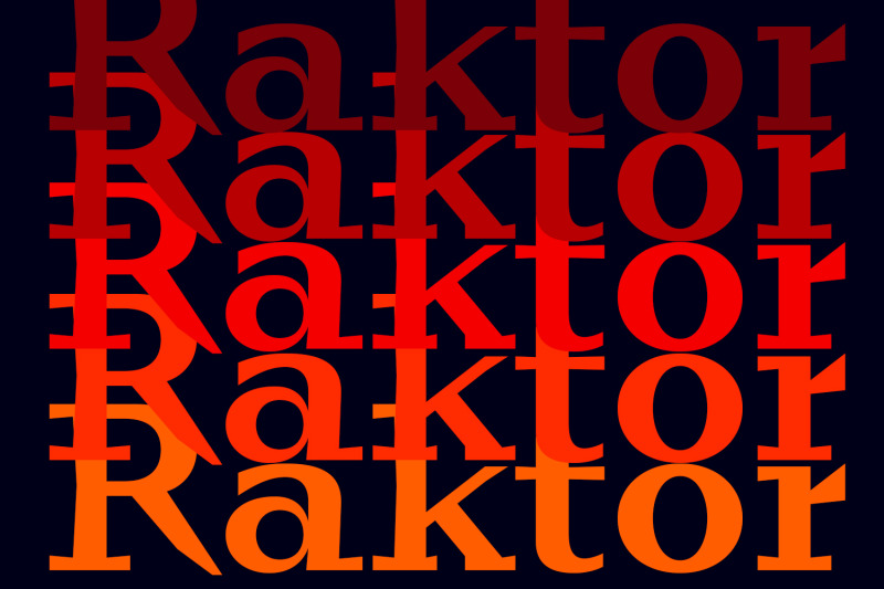 raktor-serif-display-font