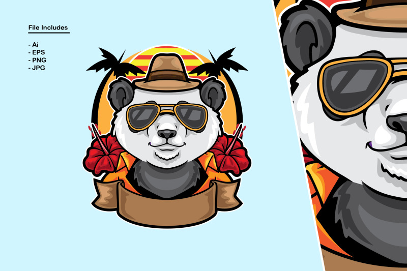 panda-summer-style-illustration