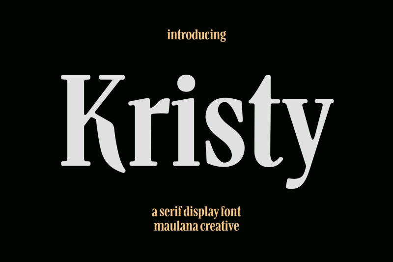 kristy-serif-display-font