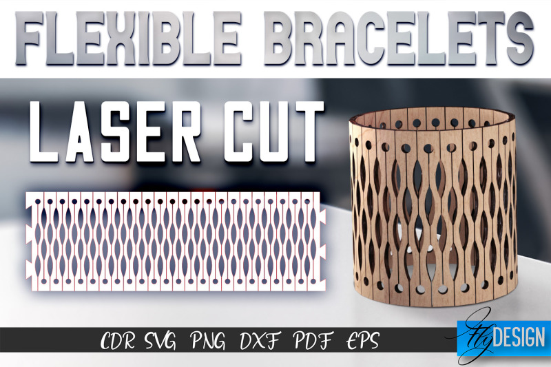 flexible-bracelets-laser-cut-svg-jewelry-svg-design-cnc-files