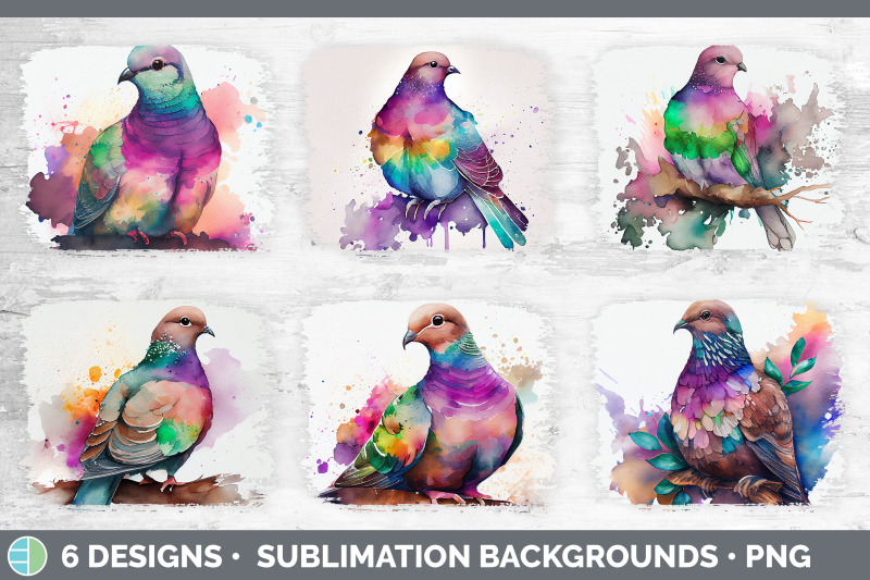 rainbow-dove-distressed-sublimation-background-panel