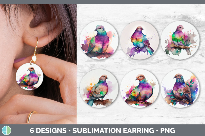 rainbow-dove-round-earring-sublimation-designs-bundle