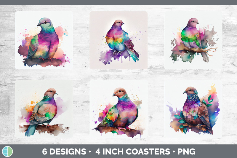 rainbow-dove-square-coaster-sublimation-designs-bundle