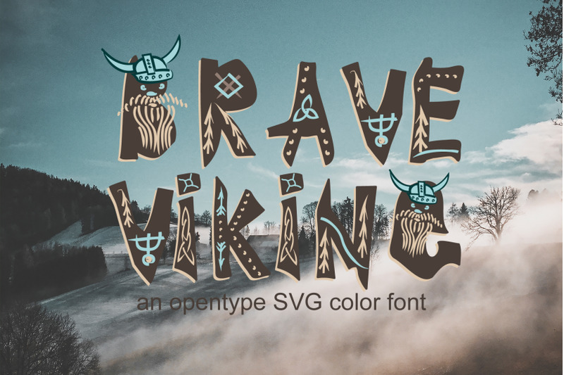 brave-viking-color-opentype-svg-color-font
