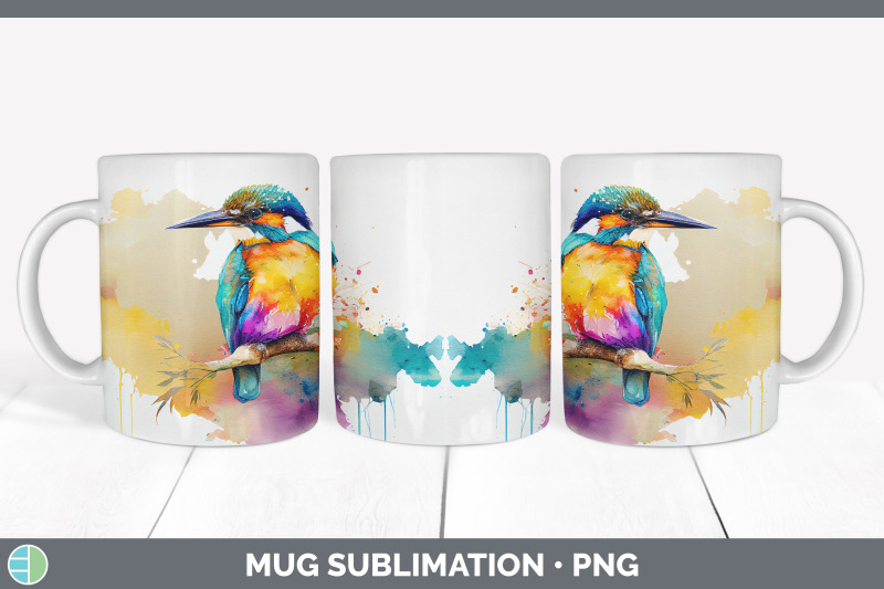 rainbow-kingfisher-mug-sublimation-coffee-cup-background-png