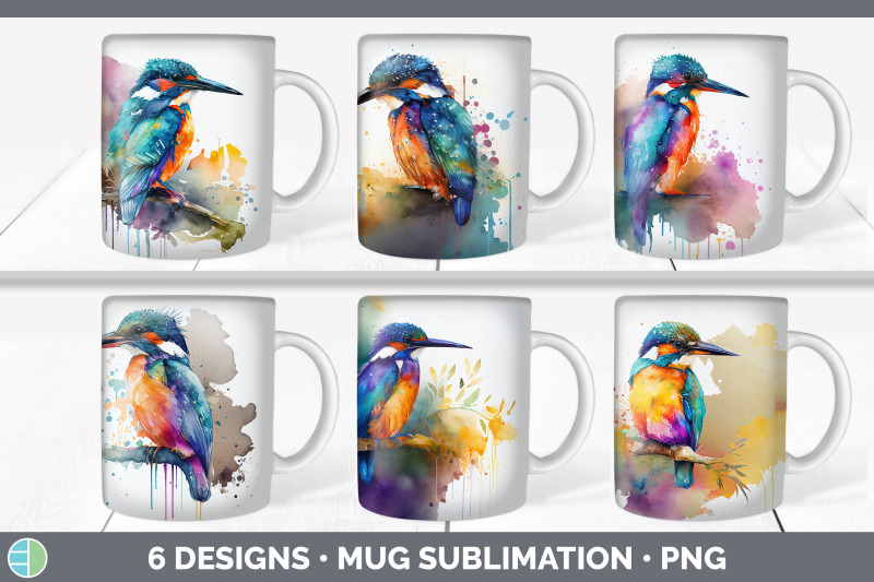 rainbow-kingfisher-mug-sublimation-coffee-cup-background-png