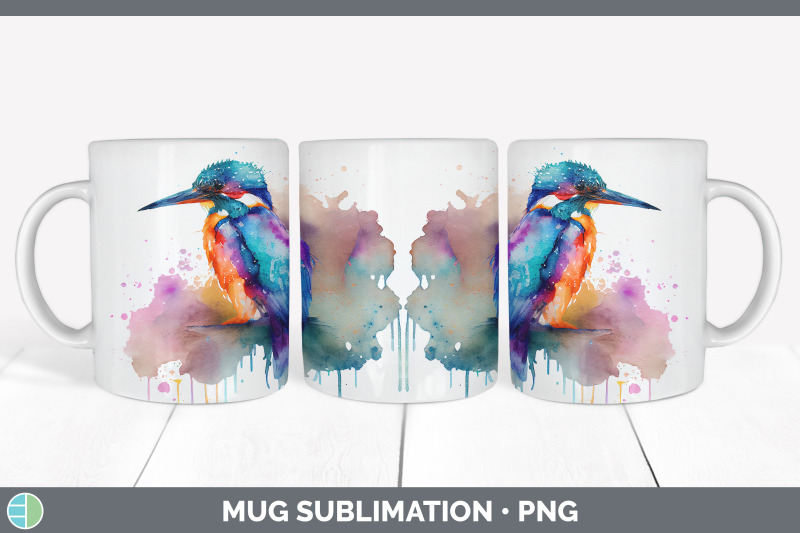 rainbow-kingfisher-mug-sublimation-coffee-cup-background-png