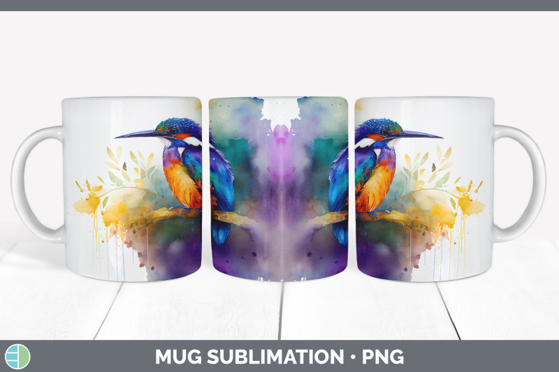 rainbow-kingfisher-mug-sublimation-coffee-cup-background-png