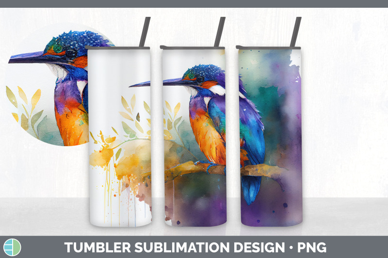 rainbow-kingfisher-tumbler-sublimation-bundle