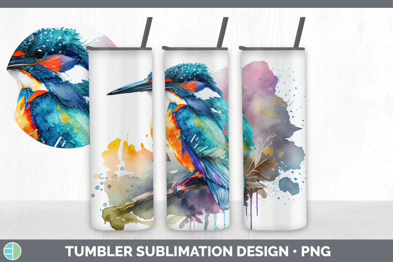 rainbow-kingfisher-tumbler-sublimation-bundle