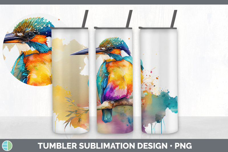 rainbow-kingfisher-tumbler-sublimation-bundle