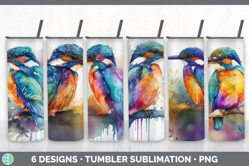 rainbow-kingfisher-tumbler-sublimation-bundle