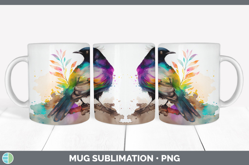 rainbow-magpie-mug-sublimation-coffee-cup-background-png