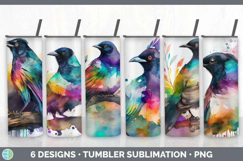 rainbow-magpie-tumbler-sublimation-bundle