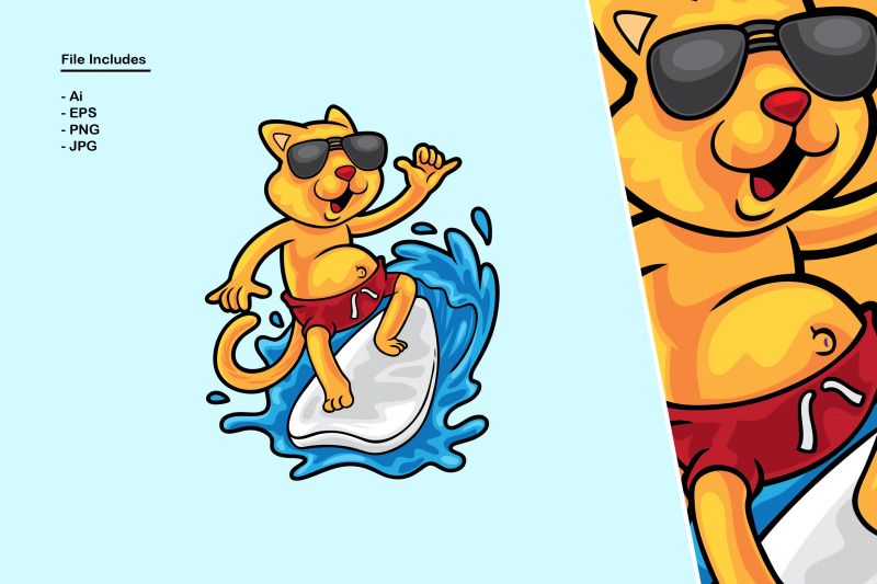 cat-surfing-summer-illustration