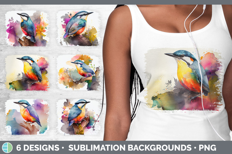 rainbow-nuthatch-distressed-sublimation-background-panel