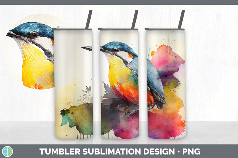 rainbow-nuthatch-tumbler-sublimation-bundle