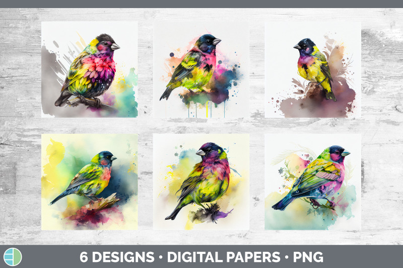 rainbow-siskin-backgrounds-digital-scrapbook-papers