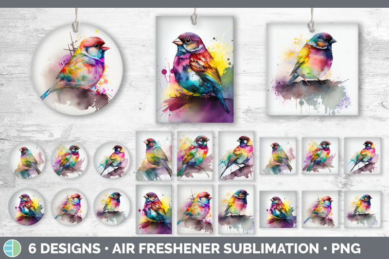 rainbow-sparrow-air-freshener-sublimation-designs-bundle