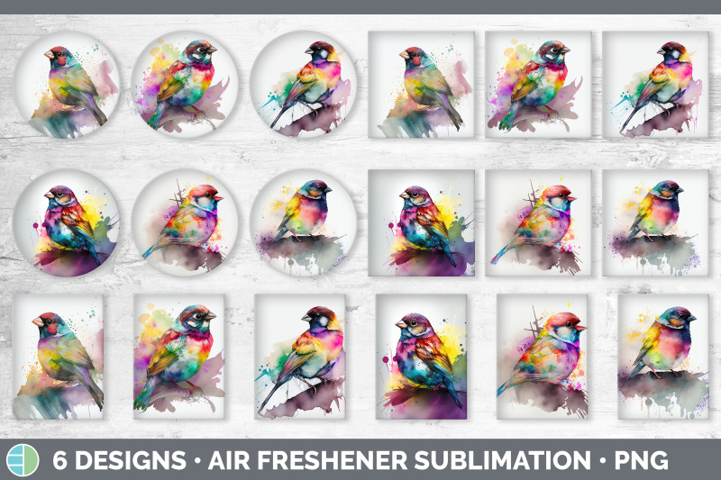 rainbow-sparrow-air-freshener-sublimation-designs-bundle