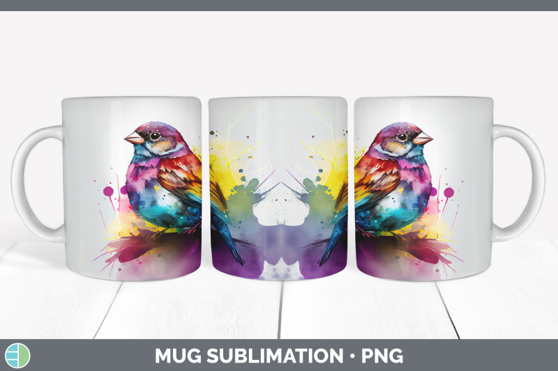 rainbow-sparrow-mug-sublimation-coffee-cup-background-png