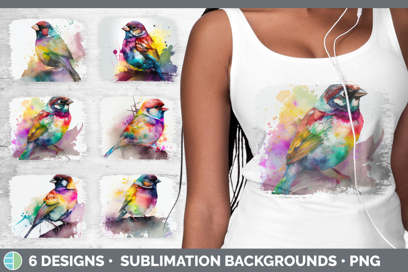 rainbow-sparrow-distressed-sublimation-background-panel