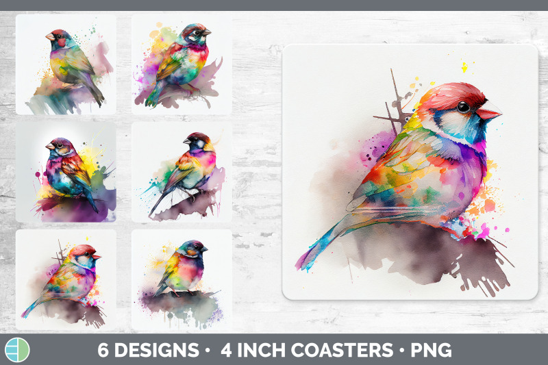 rainbow-sparrow-square-coaster-sublimation-designs-bundle