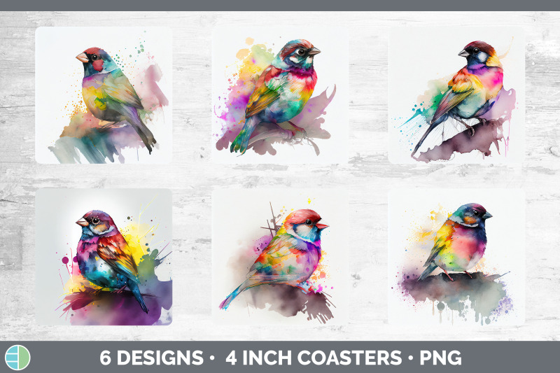 rainbow-sparrow-square-coaster-sublimation-designs-bundle