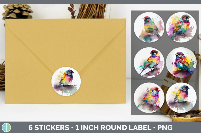 rainbow-sparrow-stickers-sticker-1in-round-labels-png-designs