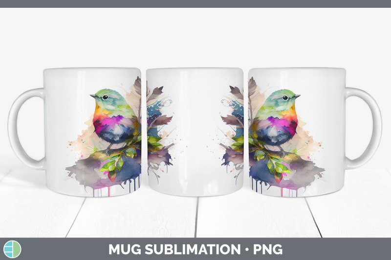 rainbow-warbler-mug-sublimation-coffee-cup-background-png