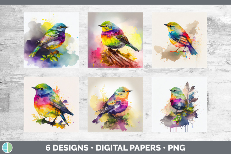 rainbow-warbler-backgrounds-digital-scrapbook-papers